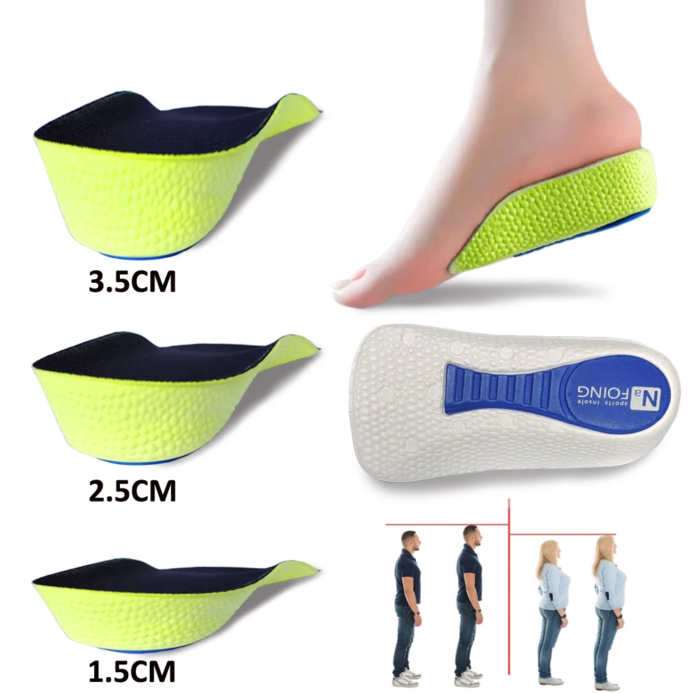 Height Boost Orthopedic Insoles (1.5–3.5 cm Lift)